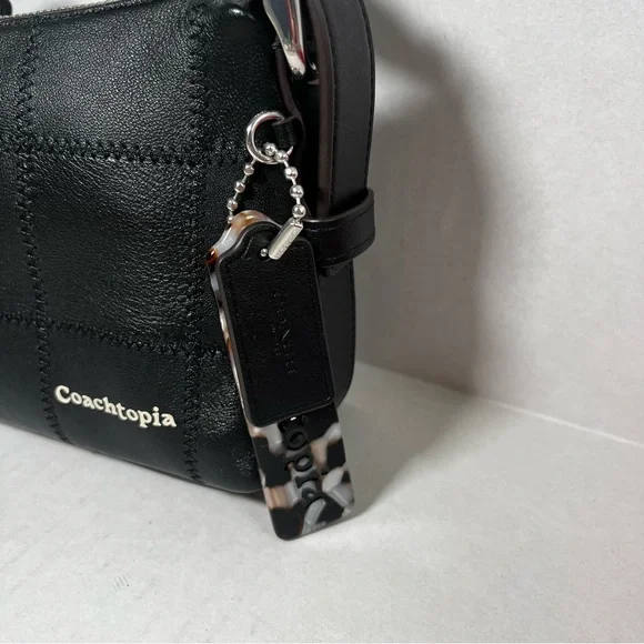 Coachtopia CAO22 Alter/Ego Small Shoulder Bag Checkerboard Upcrafted Leather - Picture 2 of 9